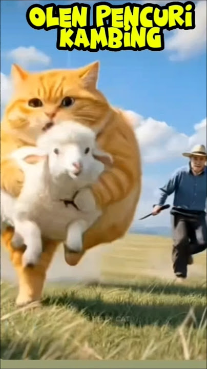 Kucing Gemoy Pencuri Bayi Kambing | OK Gas OK Gas!!#gemoy #cat #kucing #kambing #funny #shorts