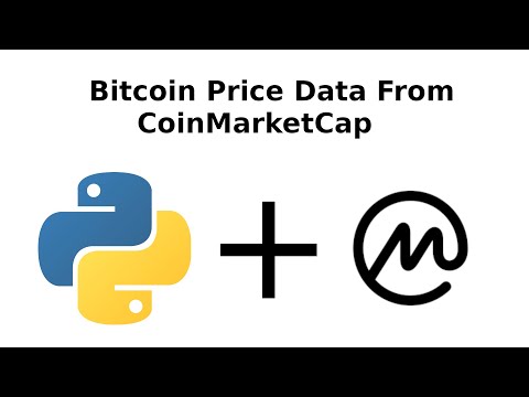 Get Crypto Price Data from CoinMarketCap in python