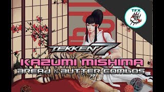 TEKKEN 7 //  KAZUMI -  BASIC + BREAD&BUTTER COMBOS [W.  INPUTS] screenshot 5