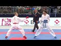 Noah Bitsch (GER) vs Bahman Ghoncheh (IRI) -75kg. Tokyo Karate 1 Premier League 2019 Bronze Medals