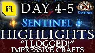 Path of Exile 3.18: SENTINEL DAY # 4-5 Highlights I LOGGED!, IMPRESSIVE CRAFTS, INTRO CLIP