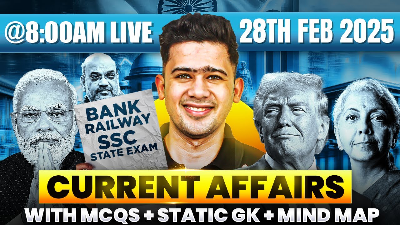 28TH FEBRUARY 2025 | DAILY CURRENT AFFAIRS | SSC, ALL BANK & INSURANCE ...