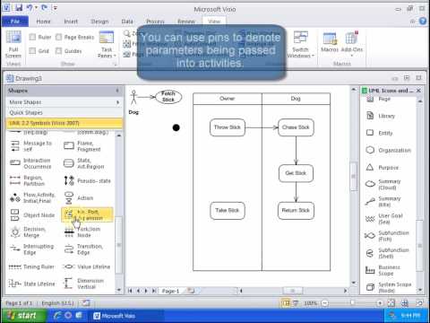 Activity Relationship Chart Template Visio