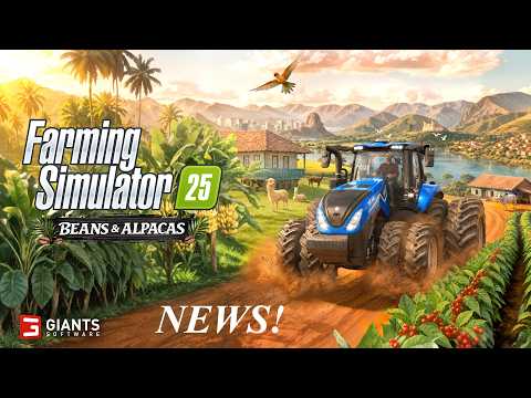 Farming Simulator 25 | NEW expansion announced ! BEANS & ALPACAS !