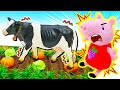 Пеппа и Джордж на ферме 🐄🐖 Видео для детей про игрушки Свинка Пеппа на русском языке