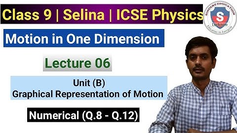 Motion in one dimension class 9 icse exercise 2(c)