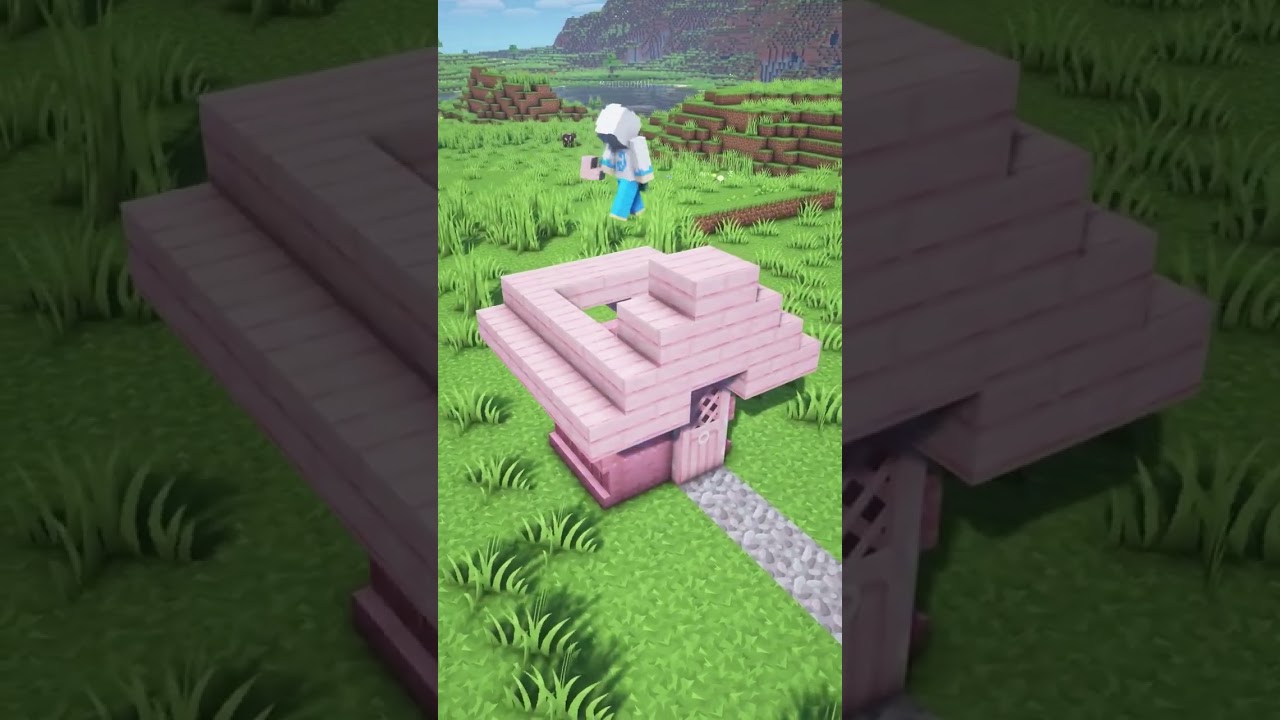 Minecraft Smallest Cute House 🌸🏠 Shader Pack: BSL v10.1 Resource Pack: Prime's HD 