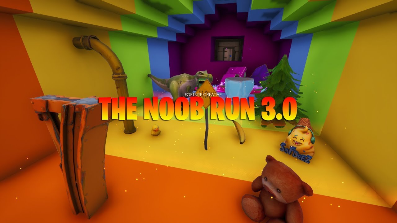 The Noob Run 3 0 Dampfijiwater Fortnite Creative Map Code