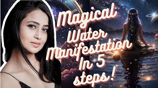 Magic and Science of WATER MANIFESTATION | New Moon Water Manifestation #lawofassumption