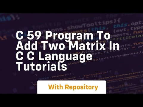 c 59 program