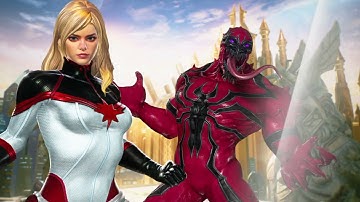 Requested MARVEL VS. CAPCOM: INFINITE Captain Marvel and Venom Arcade Gameplay