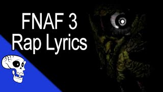 Five Nights at Freddy's 3 Rap LYRIC VIDEO by JT Music - \