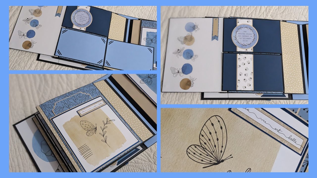 Tuto - Page à rabats intégrés dans une pochette 👝