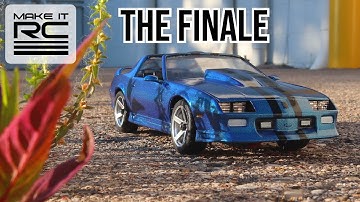 Building a 1/25 Scale 1991 Camaro Model Kit Into a RC Car Part 4: Painting and Final Assembly!