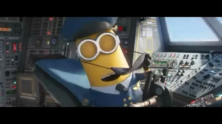 Minions: The rise of gru | plane crash scene