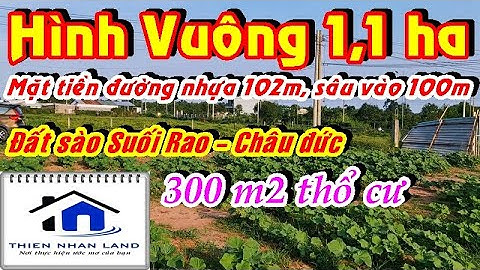 🏠Lô đất tuyệt đẹp, hiếm có xã Suối Rao, Châu Đức giáp đường lớn | NVT3087