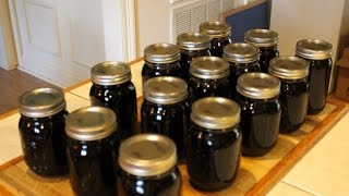 Old Fashioned Blackberry Preserves or Jam, 3 Ingredient Recipe with CVC