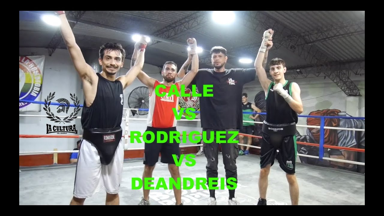 Festival de Boxeo TRIANGULAR: Calle VS Deandreis VS Rodriguez