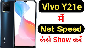 How to show net speed in Vivo y21e || Vivo y21e me net speed kaise show kare ||