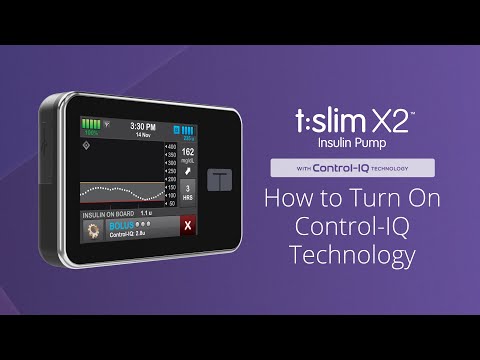 How to Turn On Control-IQ Technology on the t:slim X2 Insulin Pump