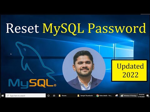 How to Reset MySQL Password on Windows 10 | Amit Thinks | 2022