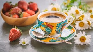Spring Coffee Shop Ambience with Smooth Jazz Music for Study and Relaxing