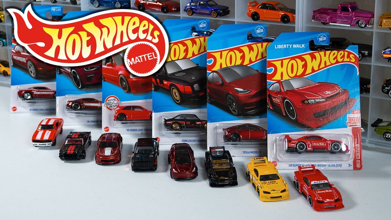 Hot Wheels 2023 Target Red Edition Mix 1 YouTube