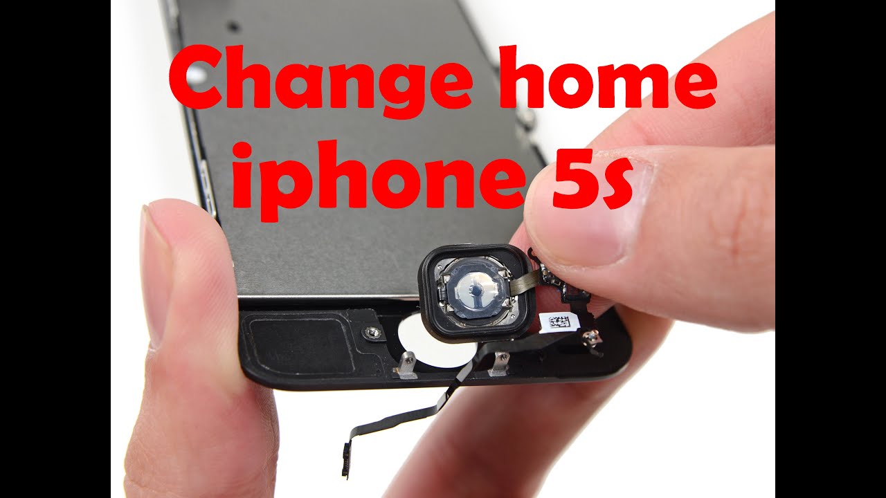 Iphone 5s Home Button Austauschen Mit Touch Id iPhone 5S: Home Button Touch ID Replacement Close Up - YouTube