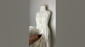 Vídeo aula completa para membros do canal ✨🤍 #macrame #videoaula #tutorial #handmade