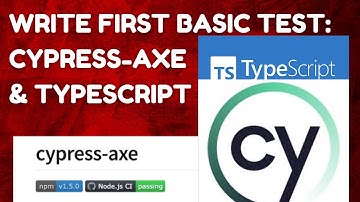 ♿️Master Your First Accessibility Test with Cypress, Cypress-Axe, & TypeScript | First Test | Ep 02