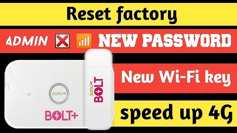 How To Reset Zong 4g Devices | Set new wifi password | Set New Admin Key | Speed Up (HUAWEI ) A2Z