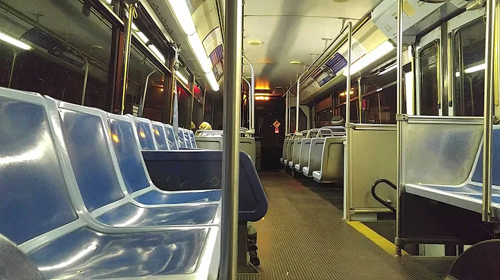 NICE Bus: On board 2004 Orion V CNG 1681 on the N21