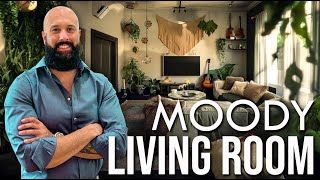 Watch Me Decorate a Moody Living Room  |  Interior Design