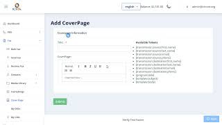 ICTPBX Tutorial #11: Fax Settings and Cover Pages