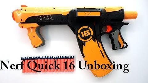 Nerf Quick 16 Unboxing