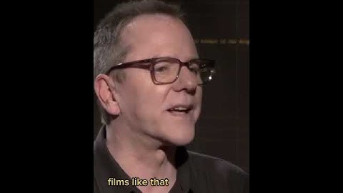 Kiefer Sutherland on his new show Rabbit Hole