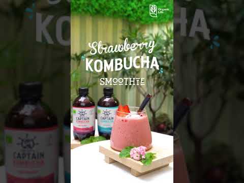 Video Strawberry KOMBUCHA Smoothie - youtube