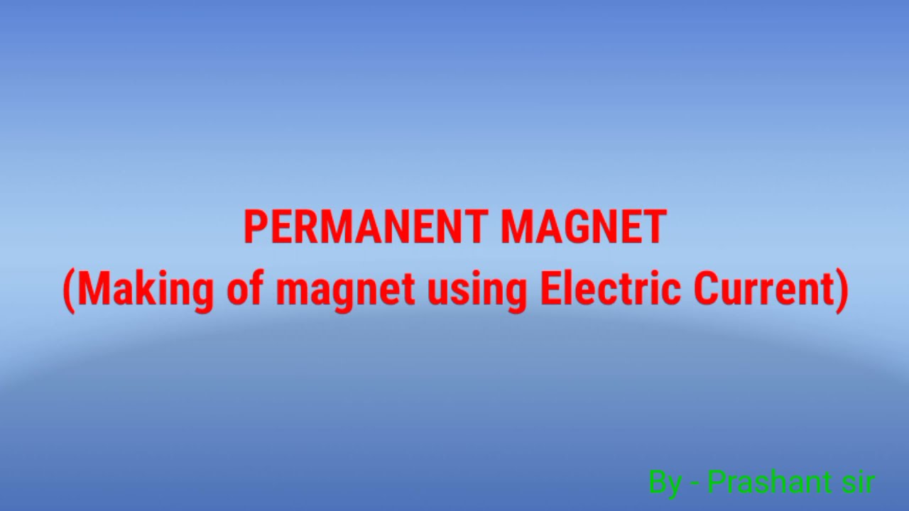PERMANENT MAGNET