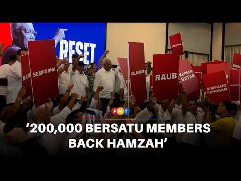 200,000 Bersatu members now with Hamzah, claims ex-Melaka CM