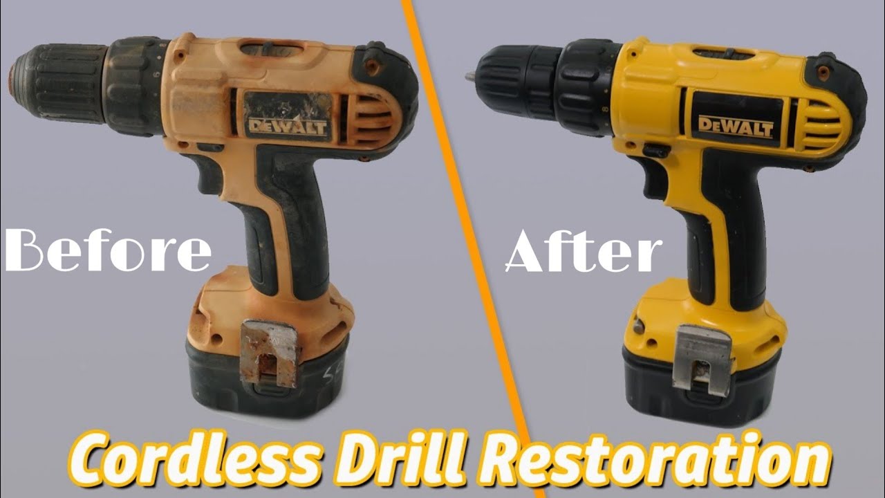 Beheren bedreiging Sluiting RESTORATION DEWALT CORDLESS DRILL | DC740 TYPE 3 12V - YouTube