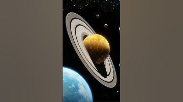 Planetary System Hovering In Deep Outer Space In Action #space #spaceart #spacemusic