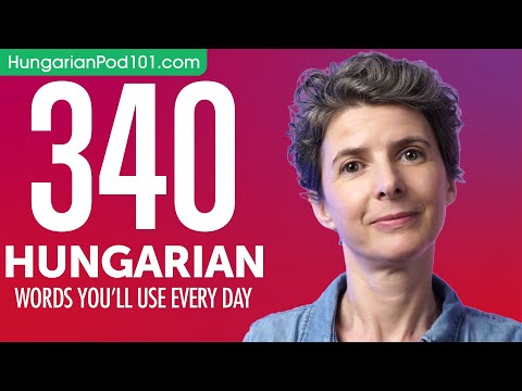 340 Hungarian Words You'll Use Every Day - Basic Vocabulary #74