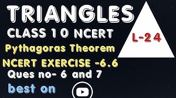 triangles class 10 ncert solutions exercise 6.6 ++| triangles class 10 ncert exercise 6.6 optional+