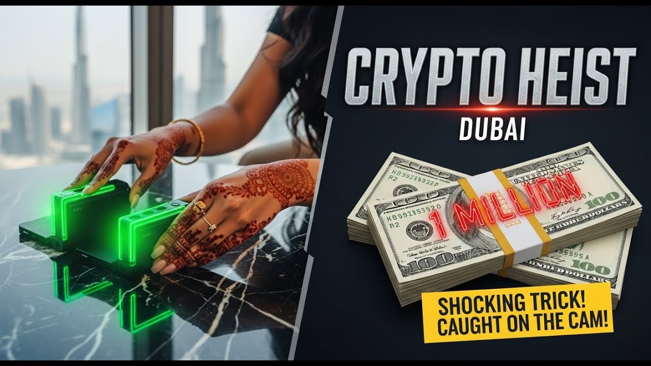 Crypto heist in Dubai: Woman swaps wallets in seconds, walks away with $1 million