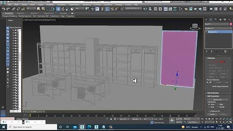 3dsmax Tutorials, Tutorial on 3D Modeling a Showroom Interior Furniture in 3dsmax ( Part 2)