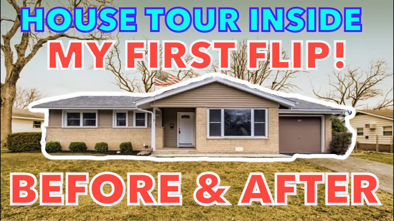 HOUSE TOUR INSIDE MY FIRST FLIP IN THE CHICAGO SUBURBS!