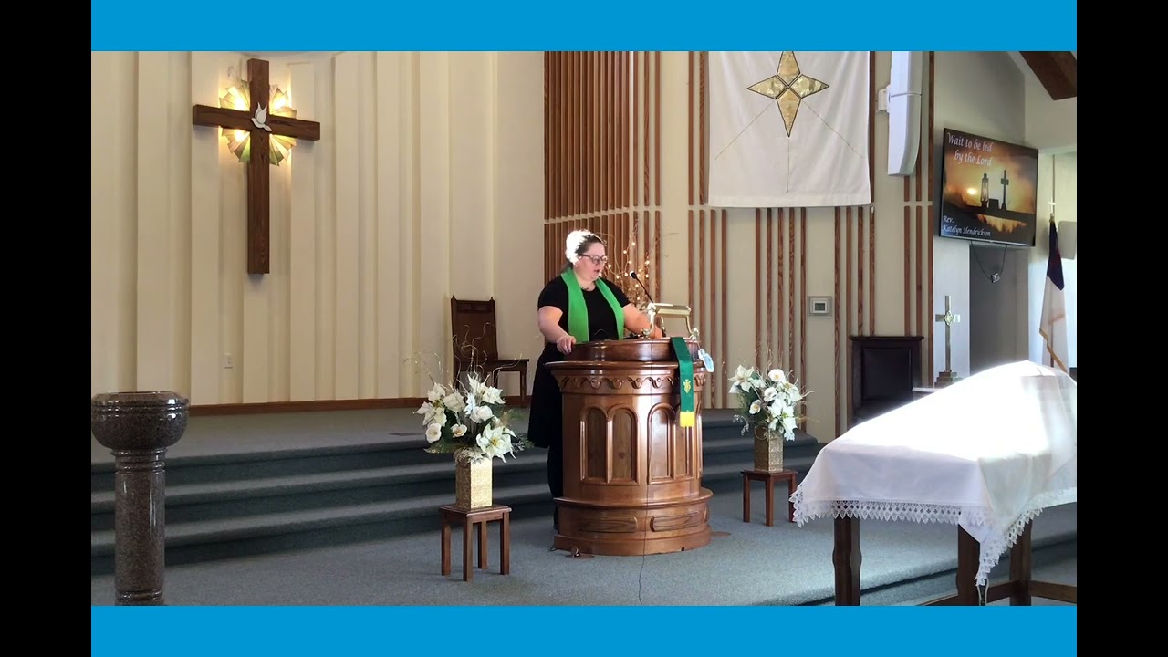 February 4, 2024 “Wait to be led by the Lord” Rev. Katelyn Hendrickson