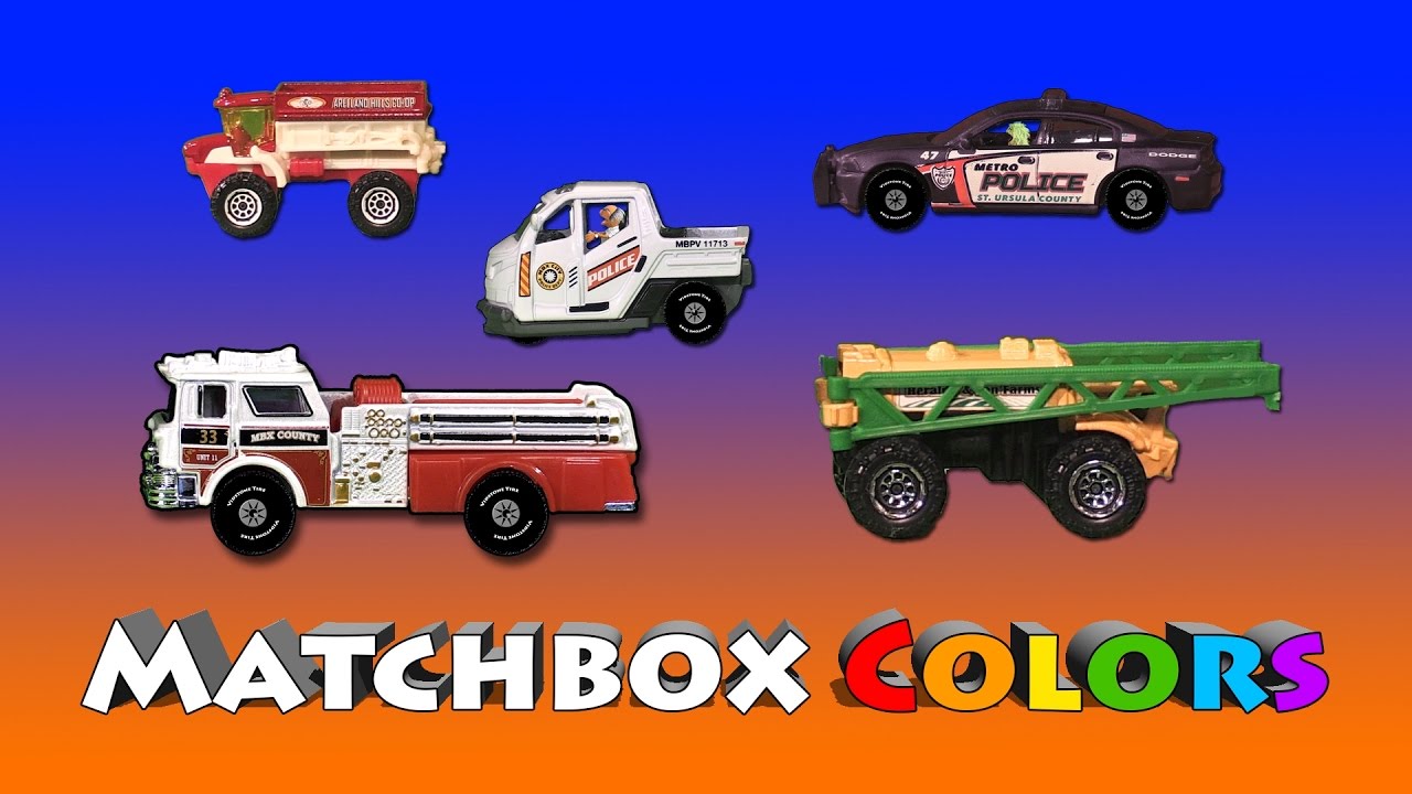 Matchbox Colors - Cars, Trucks, Vans 