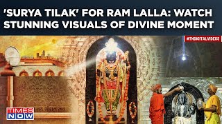 Ram Navami Surya Tilak At Ayodhya: Watch Stunning Visuals Of Divine Moment | PM Modi Invokes Bhakti