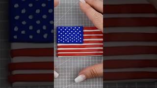 USA Flag Made with Air Clay 🇺🇸 | Creative Modeling Art for Kids